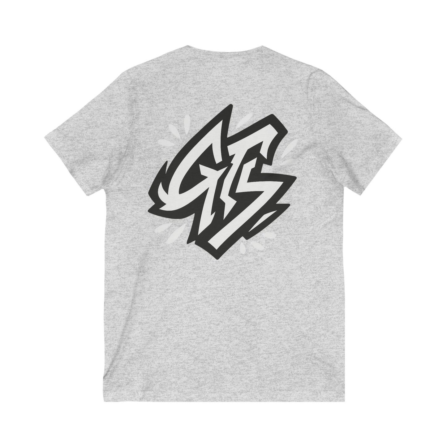 Street Art Inspired Unisex V-Neck Tee - Bold Graphic Design