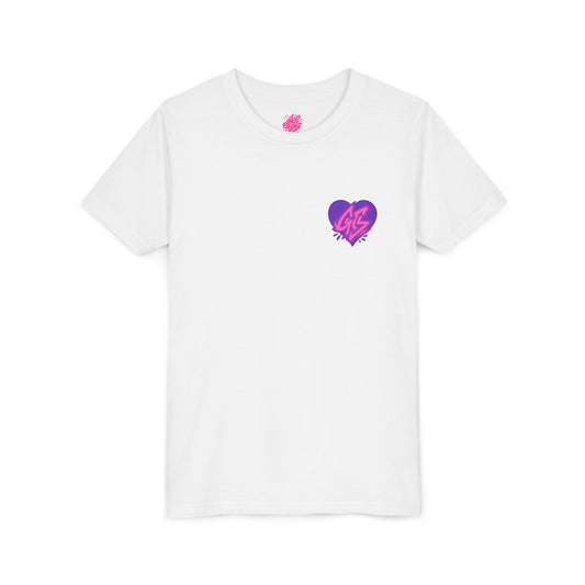 Vibrant Heart Youth Tee - Fun & Playful Design