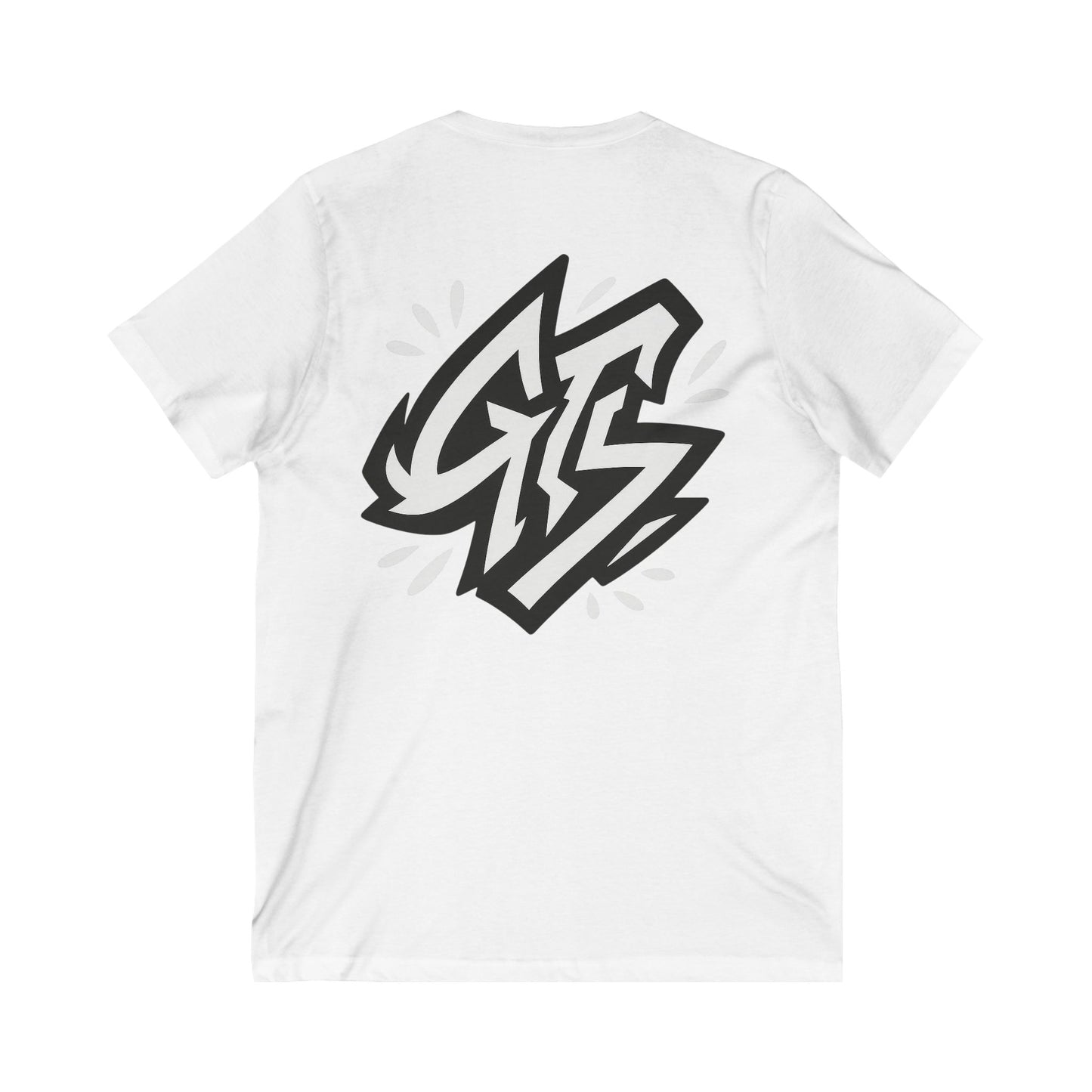 Street Art Inspired Unisex V-Neck Tee - Bold Graphic Design
